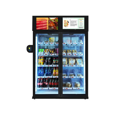 Edifício de escritórios Venda Venda de varejo não tripulado Máquina de venda automática inteligente para lanches bebidas Vinho garrafa de vidro