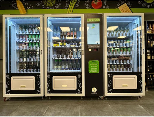 Venda de Coca-Cola de alimentos refrigerados Máquina de venda automática