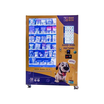 Máquina de venda de caixotes em espiral para cães, gatos, alimentos, doces, brinquedos e animais de estimação