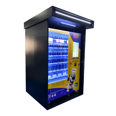Parque de cães Localização externa 24/7 Produtos para animais de estimação Cachoeira de cães Lavar Máquina de venda automática inteligente Para alimentos para animais de estimação