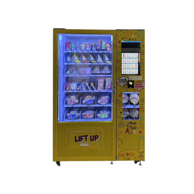 Máquina de venda de alimentos frescos fácil de usar com várias opções de pagamento