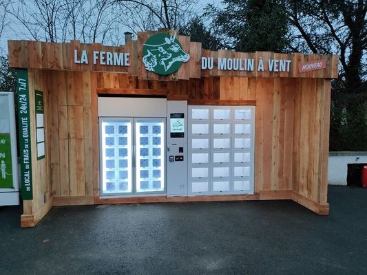 21Máquina de venda de ovos com tela sensível ao toque para lanches de queijo fresco