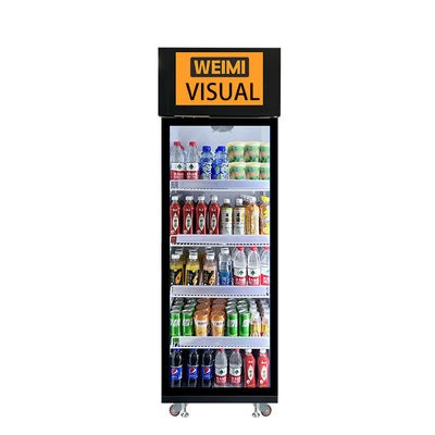 Máquina de venda automática com inteligência artificial para lanches bebidas alimentos frescos frutas agarre e vá geladeira