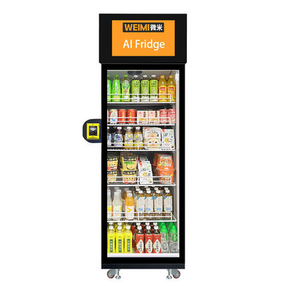 Máquina vendedora de geladeira inteligente de 5 bandejas para uma experiência melhorada do cliente e compras sem esforço