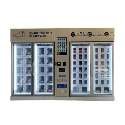 Máquina de venda automática de armários personalizáveis Sistemas de refrigeração e congelamento inteligentes para produtos agrícolas frescos congelados Máquina de venda automática