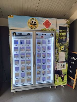 Máquina de venda automática de produtos sensíveis à temperatura -22-20C Sistema de refrigeração avançado