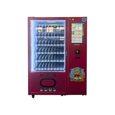 Máquina de venda de cartões de câmbio fácil de usar com aquecimento elétrico de 24 V, porta de vidro desnecessária e sistema de pagamento com cartão de crédito