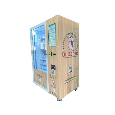 Máquina de venda de carnes curadas britânica saudável e durável para distribuição de salsichas de longa duração