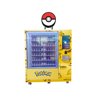 Personalize máquinas de venda automática para brinquedos e cartões de troca Pokémon com sistema de pagamento e conectividade à Internet