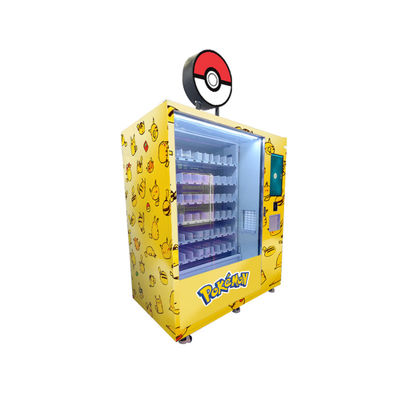 Lightbox de logotipo personalizado Máquina de venda de cartões Pokemon PTCG com tela sensível ao toque para publicidade