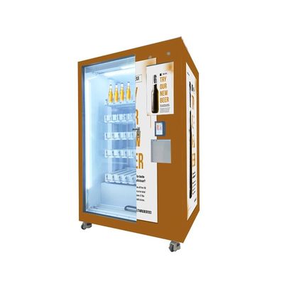 Branco Negro ou cor personalizada e autocolante Sistema de pagamento de cartão de identificação Máquina de venda de cerveja