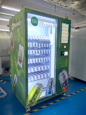 Gestão de publicidade Vendas, rastreamento de dados e notificações de erros Máquina de venda de álcool inteligente
