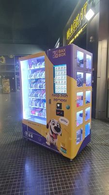 Máquina de Venda Automática com Porta de Vidro 220V para Snacks Embalados Grandes 400W Capacidade Eficiência