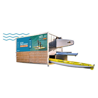 Máquina de venda de caiaques SUP totalmente automatizada Para alugar caiaques SUP e caiaques Esportes aquáticos ao ar livre