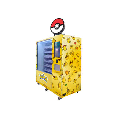 Atualize sua coleção com sistemas de pagamento seguros e fáceis Máquina de venda de cartões Pokemon W1620mm*D950mm*H1950mm