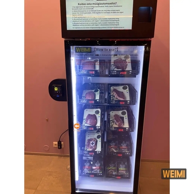 Kit de máquina de venda automática de inteligência artificial para geladeiras com fechadura inteligente e leitor de cartões