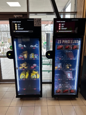 Kit de conversão de máquinas de venda automática de IA para geladeiras padrão com leitor de cartões
