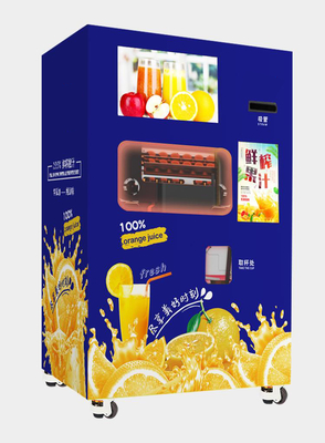 Máquina de venda de suco de laranja 100% natural