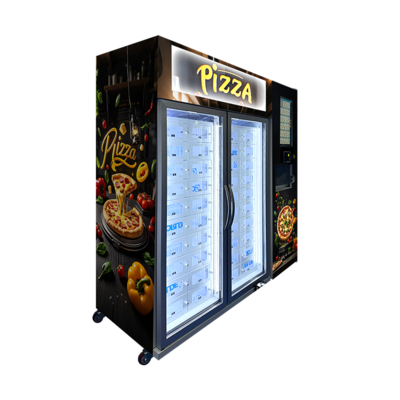 Máquina de venda automática de alimentos congelados de 40 caixotes com refrigeração a -22°C