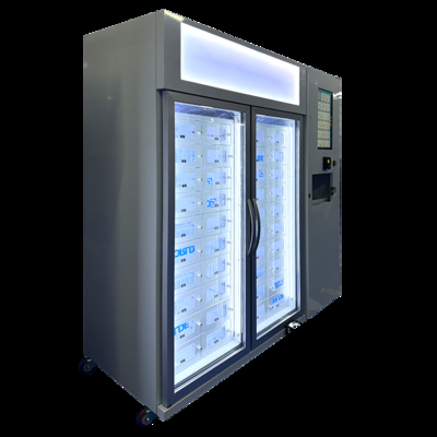 Máquina de venda automática de alimentos congelados de 40 caixotes com refrigeração a -22°C