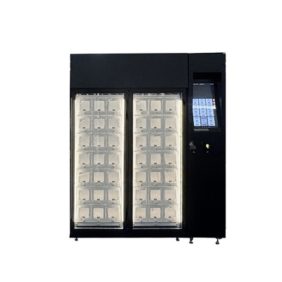 Máquina de venda automática de padaria ao ar livre com tela sensível ao toque angular Exibir visibilidade clara operação fácil