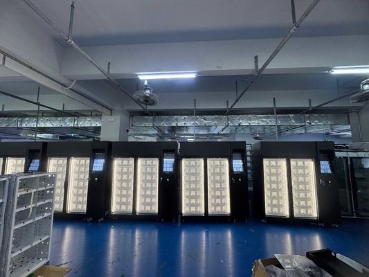 Máquina de venda automática com tela sensível ao toque de 22 polegadas com 42 armários e sistema operacional Android 11.1