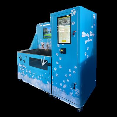 Durable dog wash machine for pet shops grooming salons and commercial outdoor areas enabling convenient self service dog washing