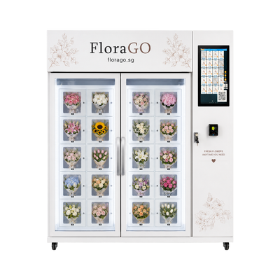 Máquina de venda automática de flores Máquina dispensadora de flores projetada para áreas de alto tráfego que exigem vendas rápidas e frescas de flores
