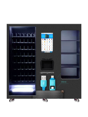 Máquina de venda automática móvel do cabo de dados dos acessórios móveis com X-Y Axis Elevator, mícron