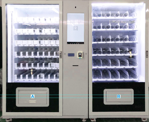 Máquina de venda automática enlatada frasco da bebida da proteína da garrafa da salada do mícron WM22T