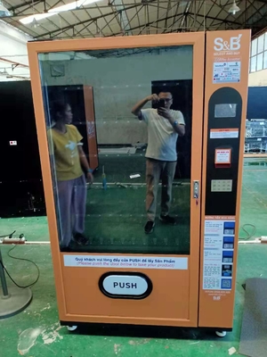 O vidro da dupla camada da máquina de venda automática do transporte da cola impede anti enevoar-se
