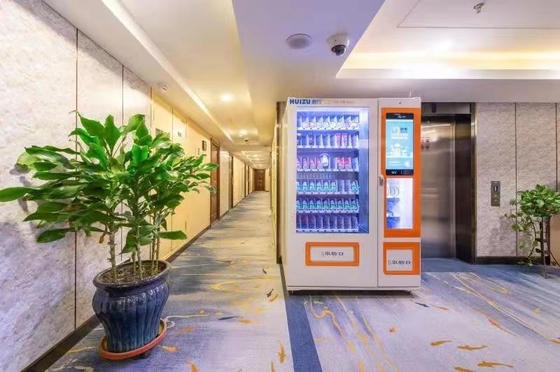 Iluminação automática de vidro do diodo emissor de luz da máquina de venda automática da dupla camada para a venda brilhante, máquina de venda automática da bebida, mícron