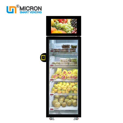 Garra esperta do refrigerador e para ir máquina de venda automática com o leitor de cartão elétrico do fechamento para abrir as frutas e legumes da porta