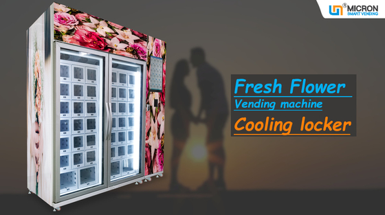 Máquina de venda automática máxima de 69 flores de controle remoto com sistema de refrigeração