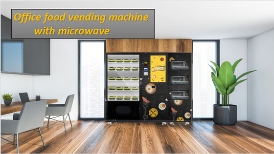 Máquina de venda automática esperta da lancheira imediata com micro-ondas Oven Micron Smart Vending
