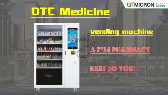 Máquina de venda automática Cashless da medicina do cartão de crédito para a temperatura normal do tecido
