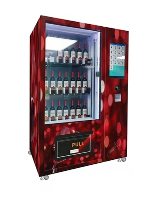 Máquinas de venda automática do vinho tinto com elevador e sistema esperto, máquina de venda automática nova 24 de StoreMicron da fábrica horas de cartão de crédito